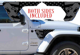 Rock crawler gray fender vent for the JL or JT 2018 or newer 218