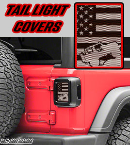 White Rock crawler Taillight cover decal