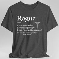 Rogue Class Definition D&D T-Shirt