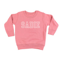 CUSTOM EMBROIDERED OUTLINE NAME - CHILD SWEATER