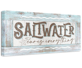 Saltwater Cures Everything - Canvas