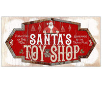 Santa's Toy Shop - Canvas