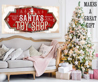 Santa's Toy Shop - Canvas