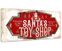 Santa's Toy Shop - Canvas