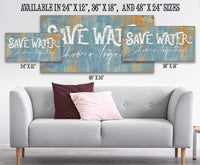 Save Water Shower Together - Canvas