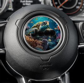Steering wheel decal sea turtle decal 192