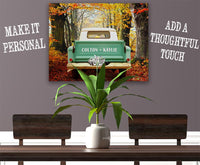 Personalized - "Side By Side" Pickup Truck - Canvas