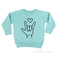 Sign Language - I Love You - Child Sweater