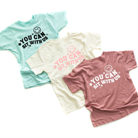 You Can Sit With Us (Smiley Face) - Child Tee