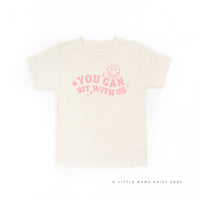 You Can Sit With Us (Smiley Face) - Child Tee