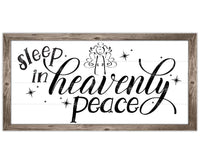 Sleep in Heavenly Peace - Canvas