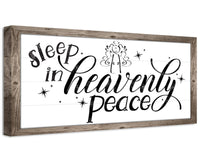 Sleep in Heavenly Peace - Canvas