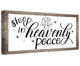 Sleep in Heavenly Peace - Canvas