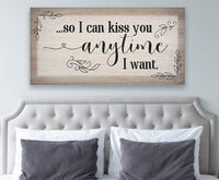 So I Can Kiss You - Canvas