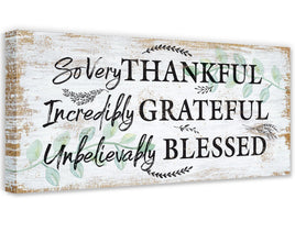 So Very Thankful - Canvas
