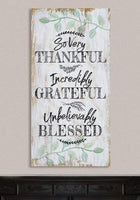 So Very Thankful - Vertical - Canvas