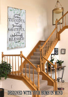 So Very Thankful - Vertical - Canvas