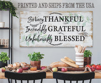 So Very Thankful - Canvas