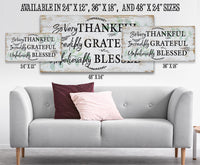 So Very Thankful - Canvas