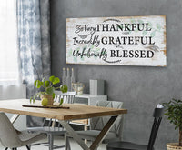 So Very Thankful - Canvas