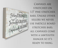 So Very Thankful - Canvas