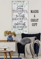 So Very Thankful - Vertical - Canvas
