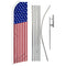 USA 50 Stars Super Flag & Pole Kit