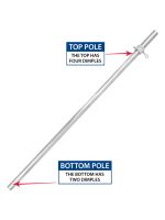 USA 50 Stars Super Flag & Pole Kit