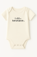 Little Brother Organic Cotton Short Sleeve Baby Bodysuit
