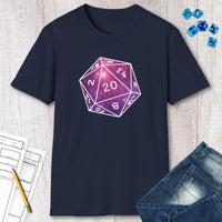 Stars Nebula D20 Dice Shirt