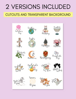 Holiday Reminder Stickers