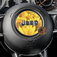 Steering wheel decal Sunflower overload 195