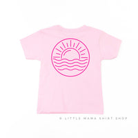Beach Bum (front) / Ocean Sunset (back) - Child Tee