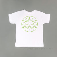 Beach Bum (front) / Ocean Sunset (back) - Child Tee