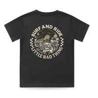 SURF N RIDE TEE - COAL