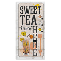 Sweet Tea Served Here - Canvas