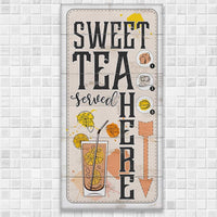 Sweet Tea Served Here - Canvas
