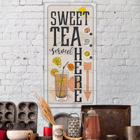Sweet Tea Served Here - Canvas