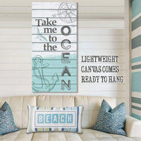 Take Me To The Ocean - Canvas