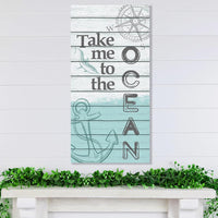 Take Me To The Ocean - Canvas