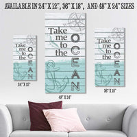 Take Me To The Ocean - Canvas