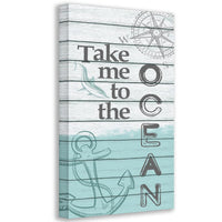 Take Me To The Ocean - Canvas