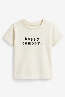 Happy Camper Organic Cotton Short Sleeve Toddler T-Shirt