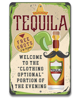Tequila - Metal Sign