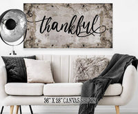 Thankful - Canvas
