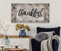 Thankful - Canvas