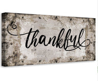 Thankful - Canvas