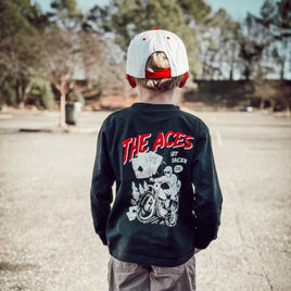 THE ACES LONG SLEEVE - SOLID BLACK