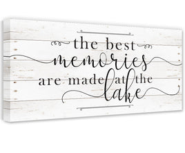 The Best Memories Lake - Canvas