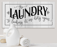 The Laundry Dirty - Canvas